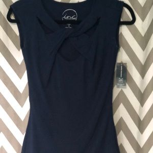 INC fitted knitted blouse/shirt. Size Medium